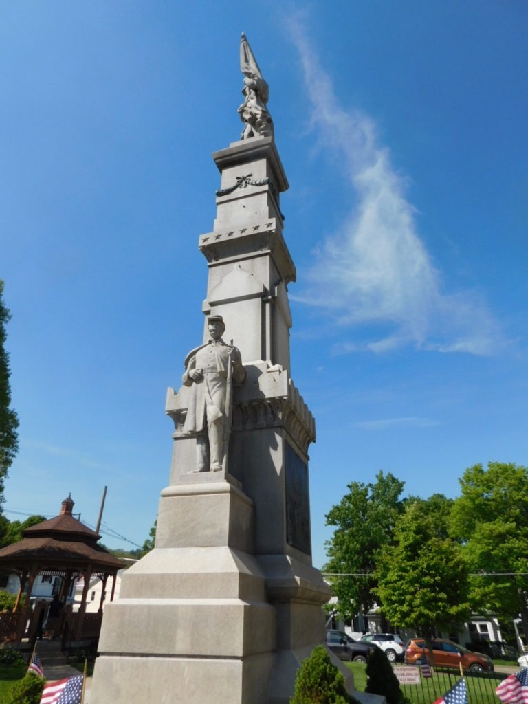 Wyoming County Civil War Memorial Dedication Stone