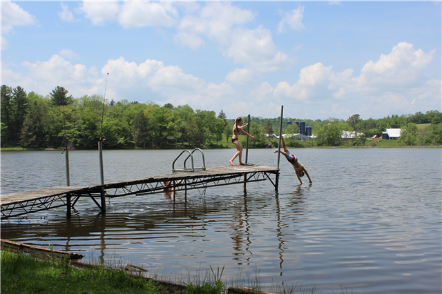3rd Place, People; Go Jump in a Lake, South Montrose; by Lisa Leadbeater