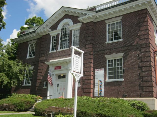 Brick exterior of the Susquehanna County Historical Society