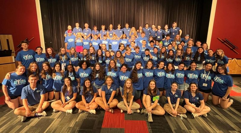 Rotary Youth Leadership Awards Graduating Class of 2024 and staff